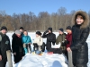 За трапезой